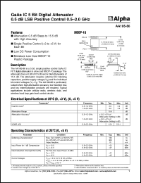 Click here to download AA106-86 Datasheet