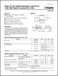 Click here to download AA110-85 Datasheet