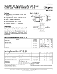 Click here to download AA113-310 Datasheet