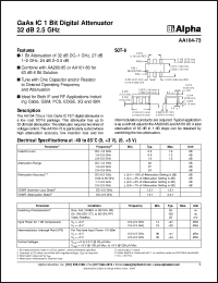 Click here to download AA104-73 Datasheet