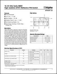 Click here to download AP640R1-00 Datasheet