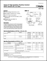 Click here to download AS177-86 Datasheet