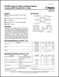 Click here to download AS185-92 Datasheet