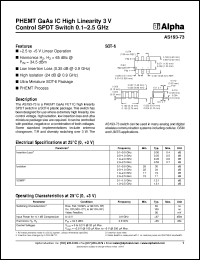 Click here to download AS193-73 Datasheet