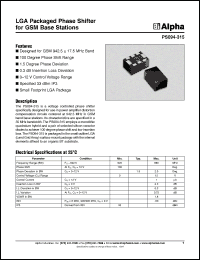 Click here to download PS094-315 Datasheet