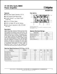 Click here to download AA038P5-00 Datasheet