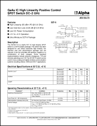 Click here to download AS139-73 Datasheet