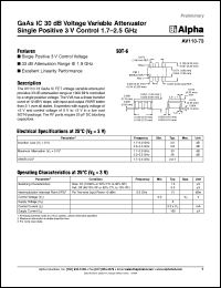 Click here to download AV11073 Datasheet