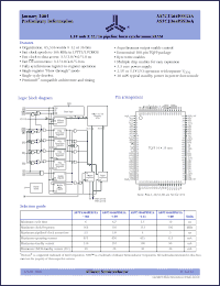 Click here to download AS7C3364PFS32A-100 Datasheet