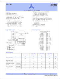 Click here to download AS7C34098-20JC Datasheet