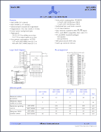 Click here to download AS7C34098 Datasheet