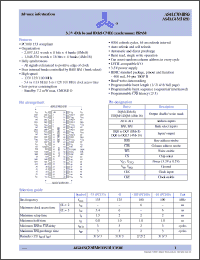 Click here to download AS4LC4M16S0-10 Datasheet