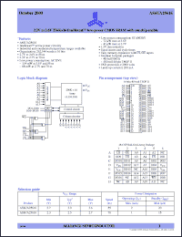 Click here to download AS6UA25616 Datasheet