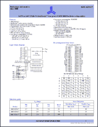 Click here to download AS6UA25617 Datasheet