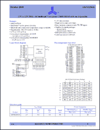 Click here to download AS6VA25616 Datasheet