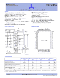 Click here to download AS7C33256PFS32A-100 Datasheet