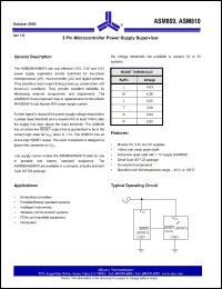 Click here to download ASM810TEUR-T Datasheet