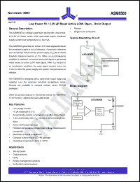 Click here to download ASM8500 Datasheet
