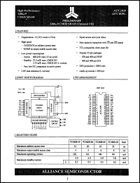 Click here to download AS7C1029L35JC Datasheet