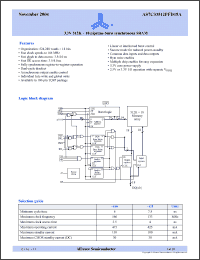 Click here to download AS7C33512PFD18A-133TQI Datasheet