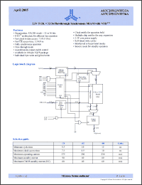 Click here to download AS7C25512NTF32A-85TQCN Datasheet