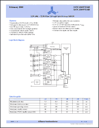 Click here to download AS7C3364FT32B Datasheet