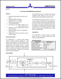 Click here to download ASM3I2870A-06OR Datasheet