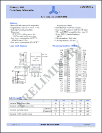 Click here to download AS7C32098A-15TC Datasheet