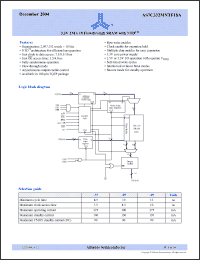 Click here to download AS7C332MNTF18A-85TQI Datasheet