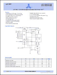 Click here to download AS7C3364NTF36B-10TQCN Datasheet