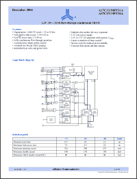 Click here to download AS7C331MFT32A-85TQC Datasheet