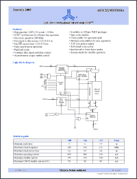 Click here to download AS7C252MNTD18A-166TQIN Datasheet