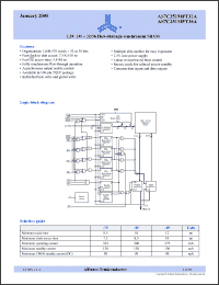 Click here to download AS7C251MFT32A-85TQIN Datasheet