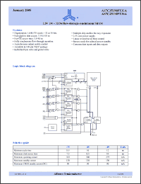 Click here to download AS7C251MFT32A Datasheet