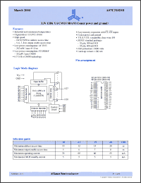 Click here to download AS7C31025B-12TJCN Datasheet