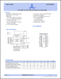 Click here to download AS7C31025B-12JIN Datasheet