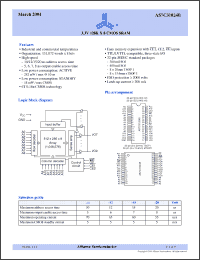 Click here to download AS7C31024B-12TJC Datasheet