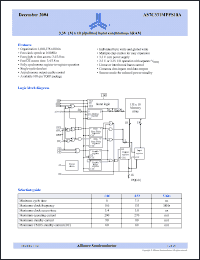 Click here to download AS7C331MPFS18A-133TQI Datasheet