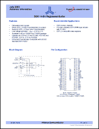 Click here to download AS80SSTVF16857-48TT Datasheet