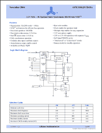 Click here to download AS7C33512NTD18A-166TQIN Datasheet