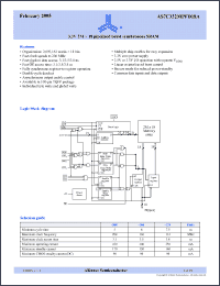 Click here to download AS7C332MPFD18A-166TQC Datasheet
