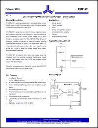 Click here to download ASM1811R-15F Datasheet