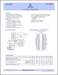 Click here to download AS7C34098A-20TI Datasheet