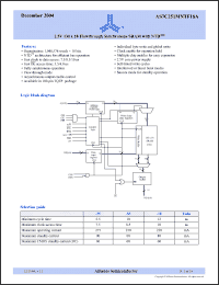Click here to download AS7C251MNTF18A-10TQI Datasheet
