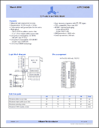 Click here to download AS7C31026B-20TI Datasheet