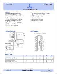 Click here to download AS7C31026B-15JIN Datasheet