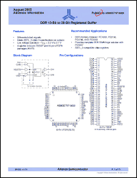 Click here to download AS80SSTVF16859 Datasheet