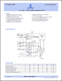 Click here to download AS7C33512FT18A-10TQCN Datasheet