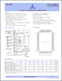 Click here to download AS7C33128PFD32A Datasheet