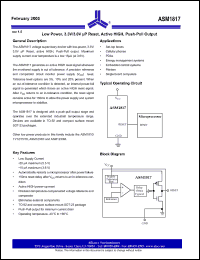 Click here to download ASM1817R-20F Datasheet